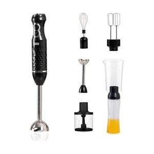 GoodForce RVS Staafmixer - 6 in 1 Staafmixer Set met Hakmolen - Smoothiemaker- Garde - Klopper - 600 ml Mengbeker - 8720299549593