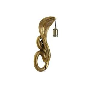 Light & Living Wandlamp Snake - Antiek Brons - 18.5x18x52cm - bruin Polyester 8717807627393