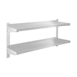 Royal Catering Wandrek - Wandkast - 2 planken - 120 cm