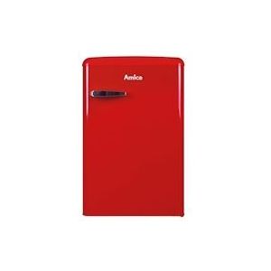 Amica KS 15610 R, Retro koelkast met vriesvak, 88 cm, chili rood - rood 1171094