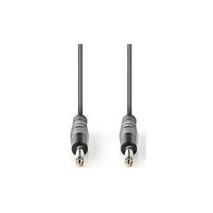 Nedis Mono-Audiokabel - 6,35 mm Male - 6,35 mm Male - Vernikkeld - 3.00 m - Rond - PVC - 5412810296163