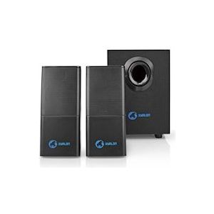 Nedis Gaming Speaker - Speaker-kanalen: 2.1 - USB Gevoed - 3,5 mm Male - 30 W - Zonder Verlichting - Volumebediening - 5412810270439