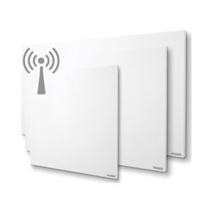 VASNER Citara M RX radio infrarood verwarming met geïntegreerd radiosysteem, 700 Watt wit, geschikt voor badkamer (IP44) - wit Metaal VA101000020