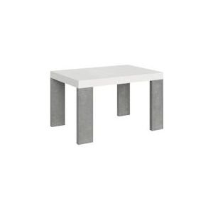 Itamoby Uitschuifbare tafel 90x130/234 cm Roxell Mix wit essenblad cementpoten - 8050598045657