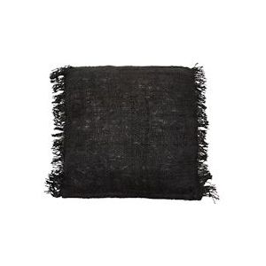 Bazar Bizar - Kussenhoes -  Oh My Gee - Navy Zwart - 60x60 - zwart Textiel INIE001BNa-60x60