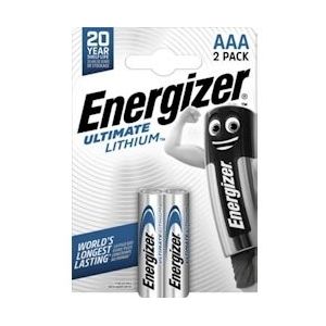 Energizer batterijen Lithium AAA, blister van 2 stuks - 639170