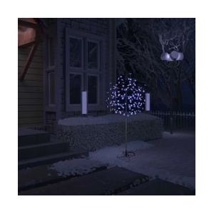 vidaXL Kerstboom 120 LED's blauw licht kersenbloesem 150 cm - 51264