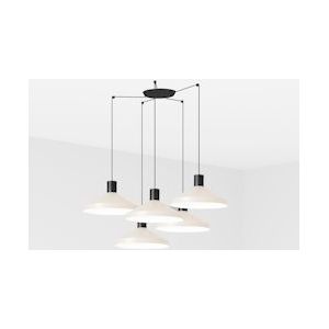 KOMBO 400 5L Beige hanglamp - Staal 68596-5L