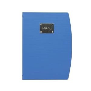 Securit® A4 Rio Menukaart In Blauw |0,2 kg - blauw Polypropyleen, kunststof MC-RCA4-BU