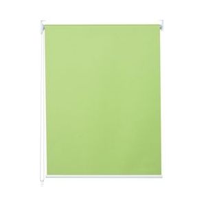 Mendler Rolgordijn HWC-D52, raamrolgordijn zijdelings tochtrolgordijn, 120x160cm zonwerende verduistering ondoorzichtig ~ lichtgroen - groen Textiel 63378