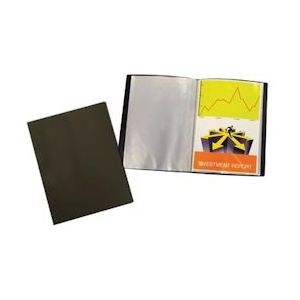 Beautone Showalbum, A4, 40 tassen, zwart - blauw Papier 4710581379353