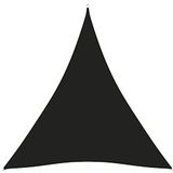 vidaXL Zonnescherm driehoekig 5x6x6 m oxford stof zwart - zwart 135786