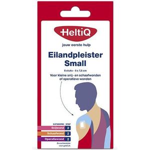heltiq eilandpleister small 5x7,5cm 10x8 stuks - 24270111