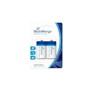 Mediarange Premium Alkaline Batterij Baby C, 2 stuks - MRBAT108