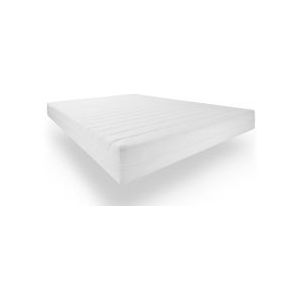 Sleepneo Ergonomische matras 120x200, 15cm hoog, koudschuimkern 7 zones H3 en H2, ademend - wit Schuim MA1512201W132