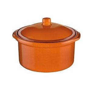 Cocotte | Deksel | Aardewerk | 1.15L | Ø170x85(h)mm - EMG-540121