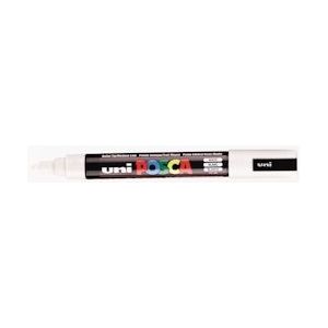 UNIBALL uni-ball Paint Marker op waterbasis Posca PC-5M wit - wit 602105