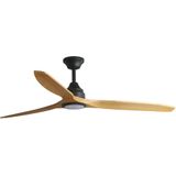 FARO - 33719DC - LED Ventilator - Dimbaar - Diameter 152 cm - Esdoornhout