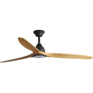 FARO - 33719DC - LED Ventilator - Dimbaar - Diameter 152 cm - Esdoornhout