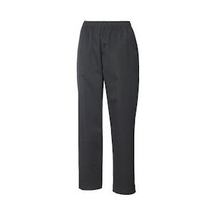 METRO Professional Koksbroek, polyester/katoen, voor dames, maat M, zwart - M zwart Polyester 7153-22