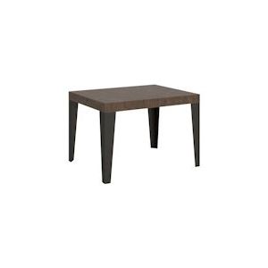 Itamoby Uitschuifbare tafel 70x110/194 cm Antraciet Flame Walnoot structuur - 8050598200353
