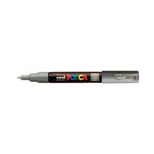 Uni POSCA paintmarker PC-1MC, 0,7 mm, grijs - 4902778167779