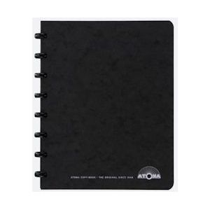 Atoma meetingbook, ft A5, zwart, geruit 5mm - blauw Papier 5412831420073