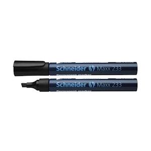Schneider permanent marker Maxx 233, zwart, Pak van 10 - 4004675000132
