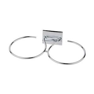 APS 11497 Dubbele ring voor buffetladder ca. 29,5 x 14,5 cm - zilver Roestvrij staal 11497