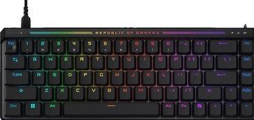 ASUS ROG Falchion ACE HFX Zwart - Gaming Toetsenbord US lay-out - ROG HFX - RGB - ROG PBT Doubleshot Keycaps - Zwart