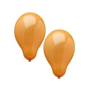 PAPSTAR, Ballonnen Ø 25 cm oranje - oranje Latex 4002911289907