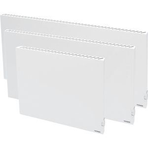 VASNER Konvi Hybrid infrarood verwarming 600 Watt wit, hybride verwarming infrarood + convectie, geïntegreerde thermostaat met regelknop - wit Metaal 2015K560