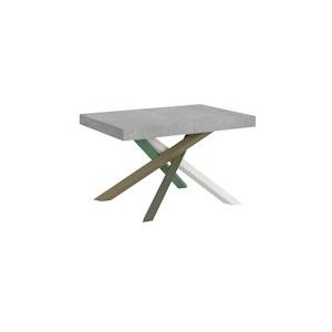 Itamoby Uitschuifbare tafel 90x130/390 cm Volantis Cemento veelkleurige structuur 4/A - VE130TAV4A390-CM