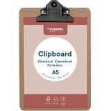 12 x Europel Klembord - Clipboard - Hout - A5 - 14,8 x 21 cm