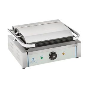 Royal Catering Contactgrill - geribbelde bovenste bakplaat - 2200 W