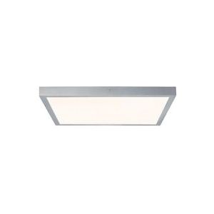 Paulmann LED-paneel Lunar  hoekig 600x600mm  25W 2100lm 3000K Chroom mat 70652 - zilver Aluminium 70652