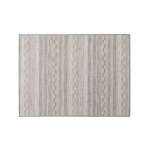 Oviala Business Rechthoekig polypropyleen tapijt 120x160 cm grijs - grijs Polypropyleen, kunststof 107025
