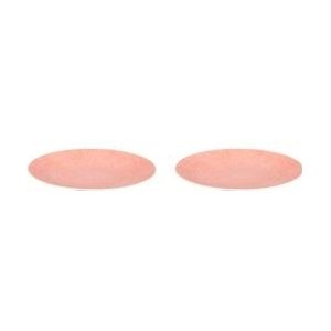 Palmer Bord coupe Cubical 27 cm Roze Stoare 2 stuks - roze Steengoed 8717522190950