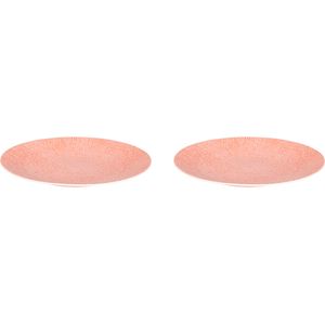 Palmer Bord coupe Cubical 27 cm Roze Stoare 2 stuks - roze 8717522190950