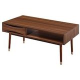 Teamson Home Dawson Salontafel - Donker Bruin - 40 x 21.7 x 17.8 (Inch) - bruin Hout 0816780026907