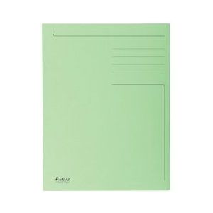 Exacompta dossiermap Foldyne ft 23,7 x 34,7 cm (voor ft folio), lichtgroen, doos van 50 stuks - 3130637449013