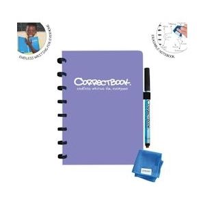 Correctbook A5 Original: uitwisbaar / herbruikbaar notitieboek, blanco, Petunia Purple (paars) - paars 8720165125777