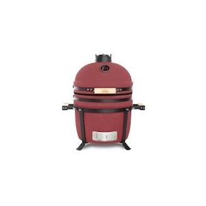 Buccan BBQ - Kamado barbecue - Sunbury Smokey Egg - Table Grill 15"- Limited edition - Rood - 8720512989779