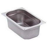 Bartscher - A124020 - GN Bak - Zilver - Inhoud 0,8L - Materiaal CNS 18/10 - Gastronomorm 1/4