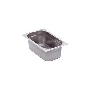 Bartscher - A124020 - GN Bak - Zilver - Inhoud 0,8L - Materiaal CNS 18/10 - Gastronomorm 1/4