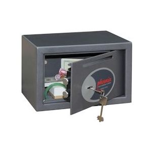 Phoenix Safe Phoenix Vela Deposit Home & Office SS0801KD Deposito- en veiligheidskluis met sleutelslot - grijs Metaal SS0801KD