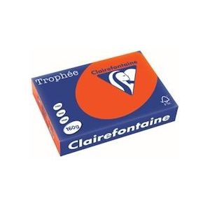 Clairefontaine Trophée Intens, gekleurd papier, A4, 160 g, 250 vel, kardinaalrood - blauw Papier 731983