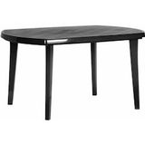 JARDIN Elise tafel 137x90 cm, grafiet - grijs 278951