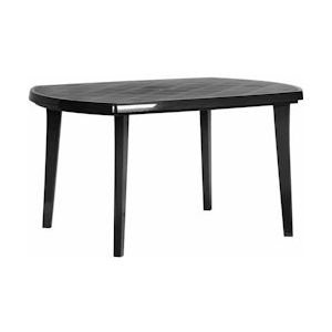 JARDIN Elise tafel 137x90 cm, grafiet - grijs 278951