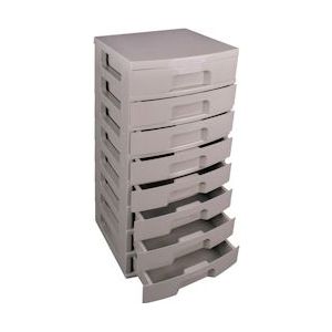 Really Useful Box ladenblok 8 x 9,5 l, grijs - 5060456659035